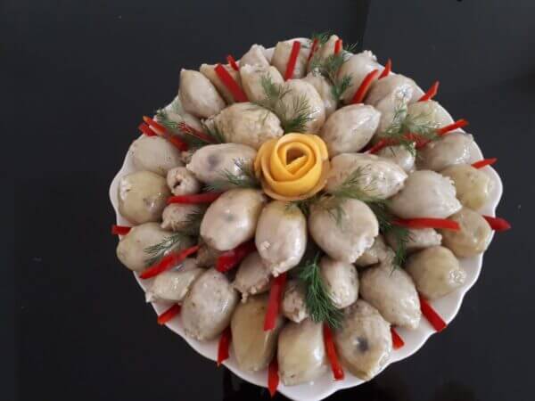 Gefüllte Zwiebel